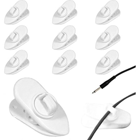 Hodetelefonkabelklemmer | Øretelefonledningsorganisator | Kabelhåndteringsklemmer