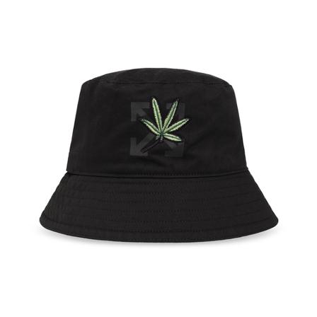 Off White Bucket Hoed with logo , Zwart , Heren , Maat: ONE Size Hoeden