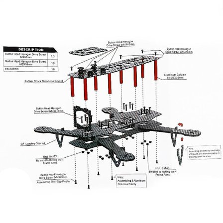 Hiilikuitu Mini 250 Fpv Quadcopter Runko Mini Quad Runko 250 C250:lle