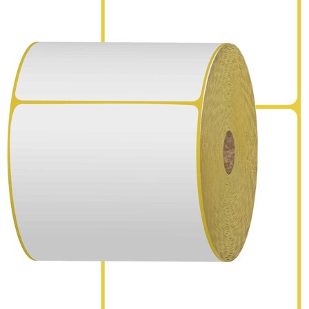 Thermoetikett 102x210mm kärna 25mm 250/rl - Lyreco - Emballage och lagerutrustning - Etiketter och godsmärkning - Specialetiketter