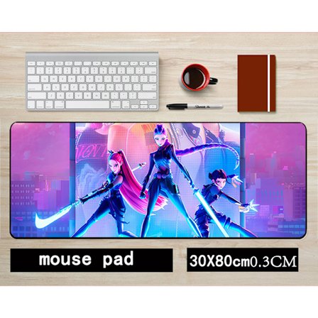 Kpop demonien metsästys demonityttöryhmän hiirimatto 30x81cmCM suuri näppäimistöalusta