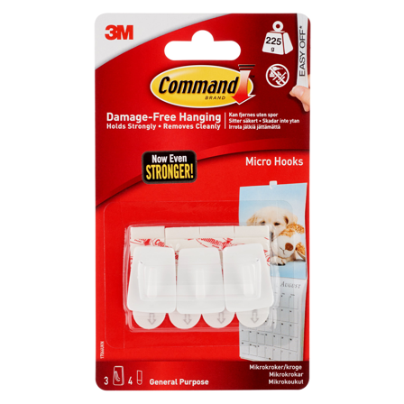 3M Command Micro Hooks