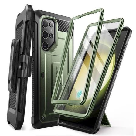 [2-sæt] SupCase Galaxy S24 Ultra Mobilcover Unicorn Beetle Pro