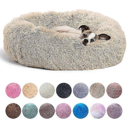 Supermyk Hundeseng Pluss Katt Matte Store Hunder Rund Pute