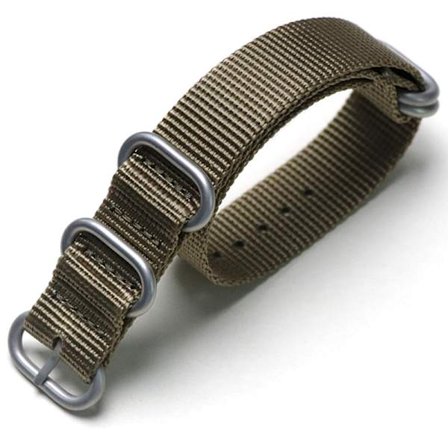 Watch NATO Nylon G10 Premium Ballistic Flerfärgad watch med silverspänne i rostfritt stål Watch för män kvinnor 26 mm