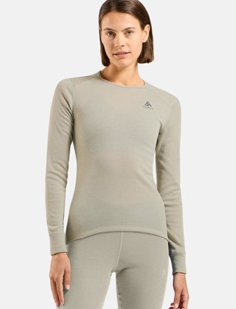 Odlo Odlo Active Warm Bl Top Crew Neck L/S - Grey - XS