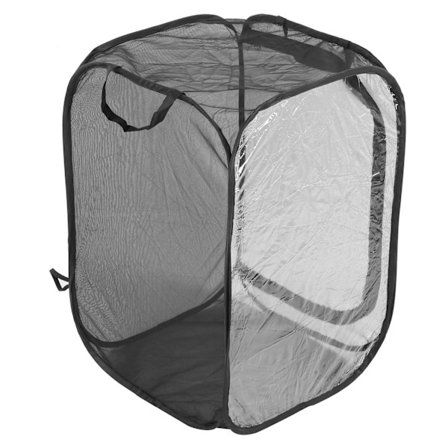 Sammenleggbart plante drivhus ventilert insektbur hus innhegning avlsbur