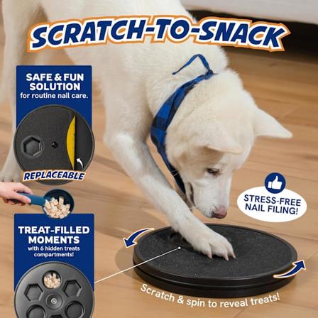 Hundeklo-Paw Scratch Pad - Filingskærerbræt Trimning Scratcher Box Emery Sandpapir Filings Scratchjx black