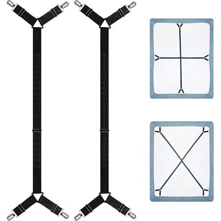 Lakanhållare Remmar Sänglakan Hållare För Hörn Lakan Stannar Suspender Klämmor Passande Lakan Hållare Strumpeband Fästelement Madrassklämmor