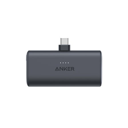 Anker Nano Power Bank Black 22.5W, Built-In USB-C Connector