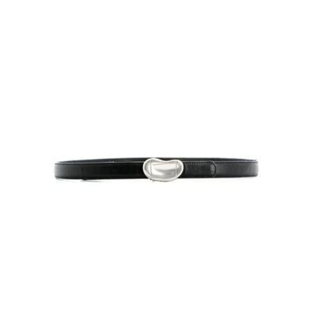 Chanel Vintage, Pre-Owned leather belt Zwart, Dames, Maat:ONE Size,leer