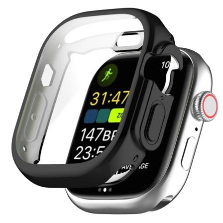 Apple Watch Ultra 2 49mm:lle tarkoitettu t ysin peitt v TPU-kuori, musta