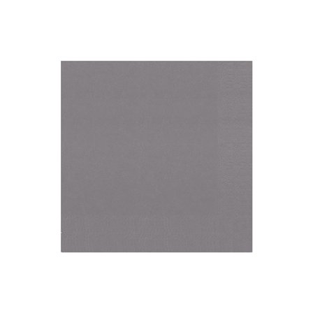 DUNI Servett 3-lagers, enfärgad, ¼-vikt, 24 cm, granitgrå 250/fp - Lyreco - Kök och servering - Servetter och dukar - Servett - 3-lagers