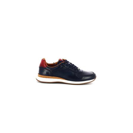 Ambitious, Men's leather sneakers Blauw, Heren, Maat:44 EU
