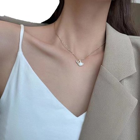 Rose Kinson-system med borr ginkgo blad Friary liten fläktkrage