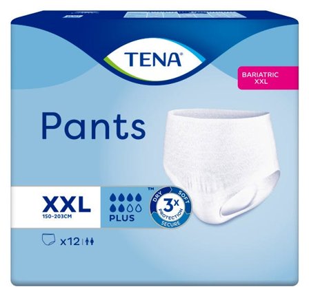 Tena Pants Plus Bariatric buksebleie XXL 12 stk