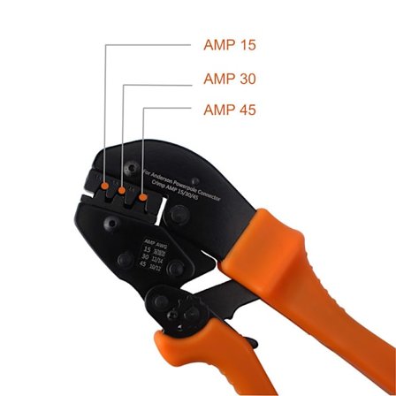 Manuell skrallekrimper for 15A 30A 45A-kontakter