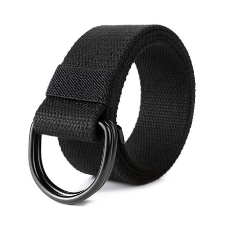 Tactical Canvas Men Belt High Quality Unisex Double D-Ring Buckle Waistband Casual Canvas Female Belt Fabric For Jeans