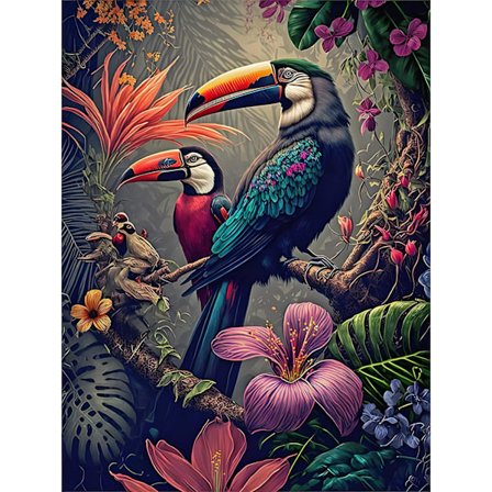 Timanttimaalaus Lintu, Timanttikirjonta Maalaus Täysi Sarja Eläin