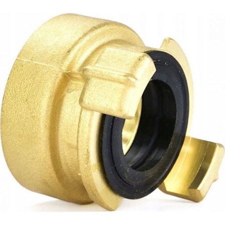 Manchon - koppling - böj Geko koppling med klor i mässing kompatibel med GEKA GW 1 1/4 tum (12/96)