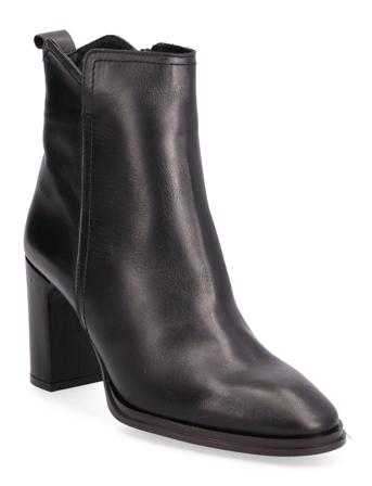 Iseo Shoes Boots Ankle Boots Ankle Boot - Heel Musta Wonders