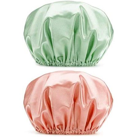 2-pack - 32 cm - snygg återanvändbar dubbellagers badmössa