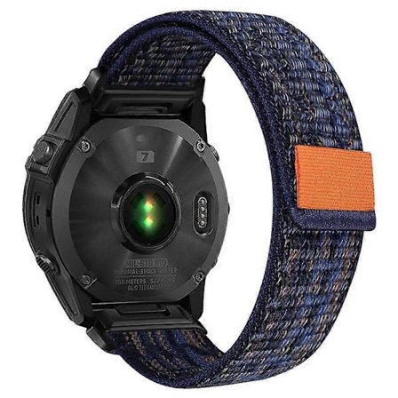 Kompatibel med Garmin Tactix 7 Pro/Fenix 7X/6X Pro/5X Plus Universal Klockarmband Nylon Armband 26mm