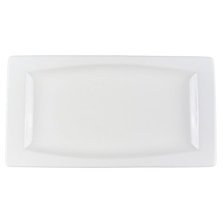 Suorakulmainen posliinilautanen pitkulainen - 8 pakkaus