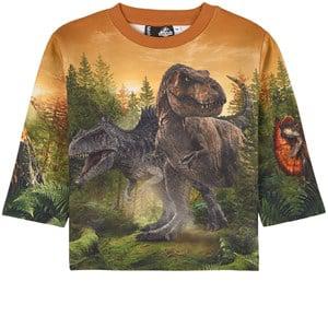 Molo Dino Forest Mountoo GOTS Sweatshirt 176 cm - Jumpers and knitwear - 176 cm - Brown