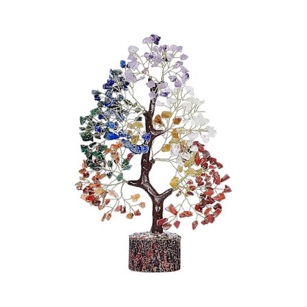 Krystaltræer Farverige Håndværk Kreative Dekorationer Ornamenter