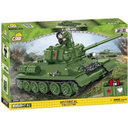 Rakennuspelit - Cobi 2542 - T-34-85 Grön