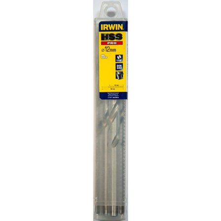 Irwin HSS PRO 10503858 Spiralbor DIN240, Split Point-spiss Ø 12 mm, 5-pakning, Maskintilbehør & forbruk