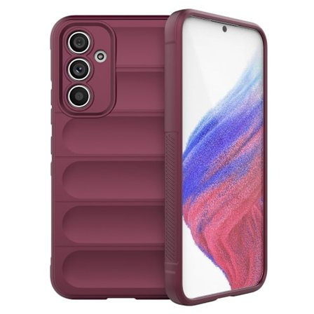 Blødt grebsformet cover til Samsung Galaxy A54 - Rød