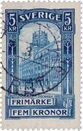 Sverige - AFA 54 - Stemplet