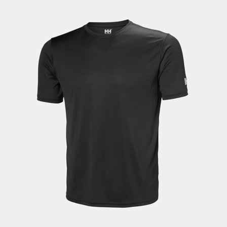 UV-tröja kortärmad Helly Hansen Tech T-Shirt 2.0 Ebony, herr, Medium
