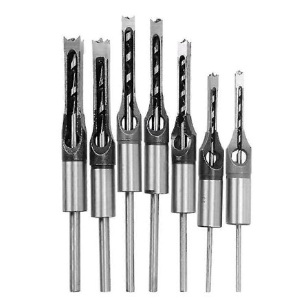 7kpl Neliöreikäpora 45 Teräsponsi