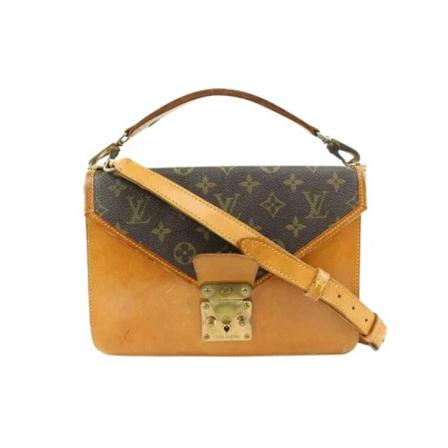 Louis Vuitton Vintage, Pre-owned Canvas louis-vuitton-bags Bruin, Dames, Maat:ONE Size