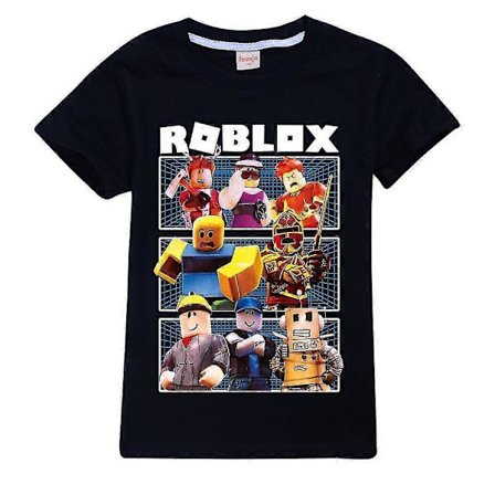 Roblox Barn T-shirt Spel Sommar Vardaglig Kortärmad Tryckt Topp