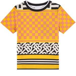 Kids - Burberry Yellow Branded Printed T-Shirt 14 Years - Tops - 14 years - Yellow