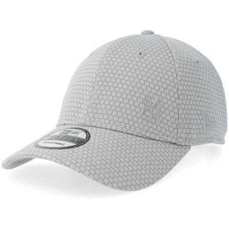 New Era - MLB Grå adjustable Keps - New York Yankees Flawless Mesh 9FORTY Grey Adjustable @ Hatstore