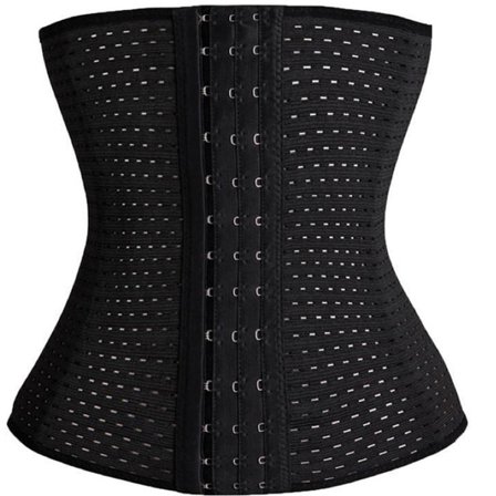Elastisk WaistTrainer Korsett - Svart