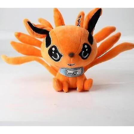 25 cm Anime Söt Shippuden Fox Demon Plyschleksaker Docka Söt Uzumaki Kyuubi Kurama Nine-tales Fox
