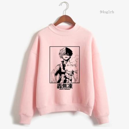 My Hero Academia Anime Hoodies Herr Boku No Hero Academia Casual Sweatshirt Harajuku Lös Hip Hop Streetwear Unisex Toppar Man 16508 L