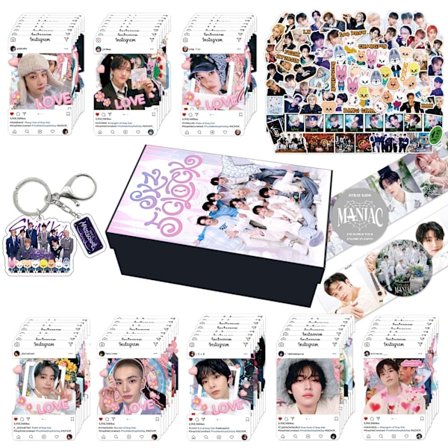 Stray Kids - Hyunjin nøkkelring, kort og klistremerkesett | Et must for samlere og STAY-fans