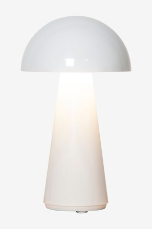 Star Trading - Bordlampe Mushroom - Hvid - Genopladelige lamper - Fra Homeroom