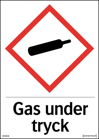 Systemtext 330214 Skylt plast, dekal 210 x 297 mm, Skyltar