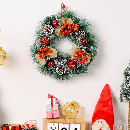 Uudet joulukoristeet Joulukävyt iso punainen kukka