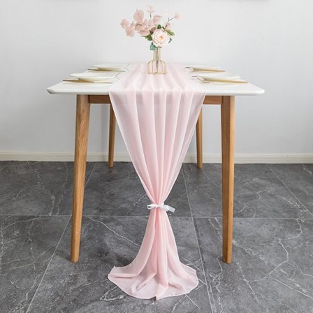 #Moderne Chiffon Bordløper - 72cm*305cm - Vaskbar - til Bryllup - Borddekorasjon - til Bryllup Bursdag Kommunion#