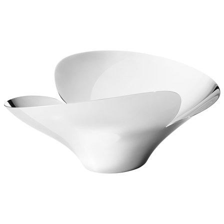 Georg Jensen Bloom Botanica skål large, rustfrit stål - Rustfri stål | KitchenOne