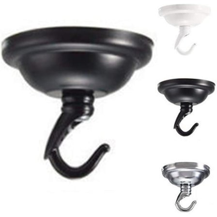 Taklampa krok set taklock täckplatta hängande lampa tillbehör dekorativ lamphållare (svart)